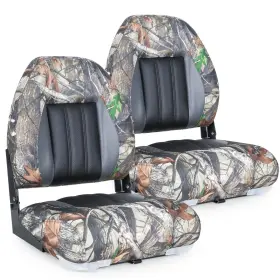 22514G1-2 NORTHCAPTAIN High Folding Fishing Boat Seat Camo
