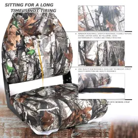 22514G3-2 NORTHCAPTAIN High Folding Fishing Boat Seat Camo #2