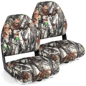 22514G3-2 NORTHCAPTAIN High Folding Fishing Boat Seat Camo