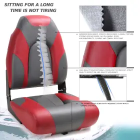 22711A5-2 NORTHCAPTAIN High Folding Boat Seat #2