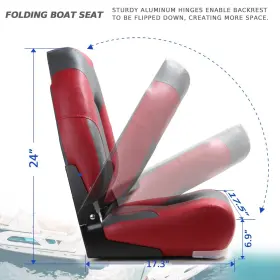 22711A5-2 NORTHCAPTAIN High Folding Boat Seat #3