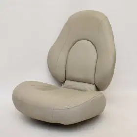 8902815 NORTHERN SEATING Folding Fishing Boat Seat Taupe Tear