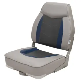 747161 OVERTONS Boat Folding Fishing Seat Marble