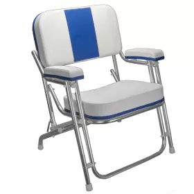 PR010100BUW PACTRADE MARINE Rfb Folding Deck Chair Stripes Uv #2