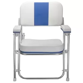 PR010100BUW PACTRADE MARINE Rfb Folding Deck Chair Stripes Uv