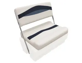 365390 PREMIER Pontoon Flop Seat Top Platinum Boat
