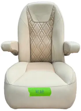 SA00357 PREMIER PONTONS Pontoon Boat Reclining Helm Seat Tear