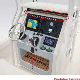 729809H.37 RANGER BOATS Boat Console Eyebrow Cushion Bay #2