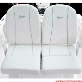 7104530 RANGER BOATS Boat Leaning Post Seat Cushions Bay Port #2