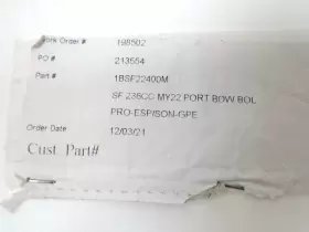 1BSF22400M SAILFISH Port Bow Bolster Cushion Boa Marine #2