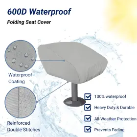 819669017997 SAVVYCRAFT Waterproof Boat Folding Seat Cover #3