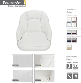 690005183299 SEAMANDER Pontoon Captains Boat Seat #2