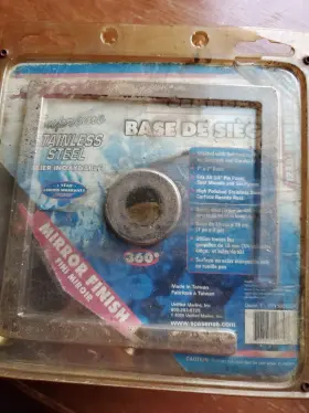 50012636 SEASENSE Seat Mount Boat Pedestal Rotates Steel 360
