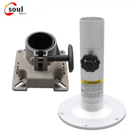 SS37062 SOULSHELF Seat Mount Boat Pedestal
