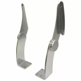 7330116 SPORTSMAN BOATS Boat Seat Armrest Hinges Anodized Set #2