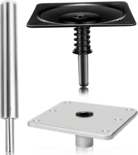 BSPB316 SWESS Boat Seat Pedestal Base Pin Marine