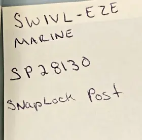 SP28130 SWIVL-EZE MARINE Snap Lock Post #2