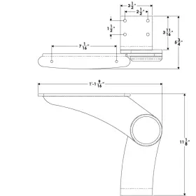 K10-0004A-BKA TACO Armrest Port Pivot Marine #3