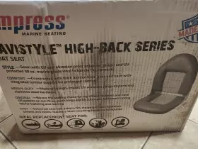 54917 TEMPRESS Navistyle High Camo Boat Seat Mossy Oak Grass #3