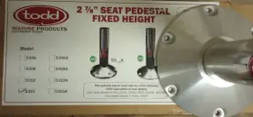 5315 TODD MARINE PRODUCTS Seat Pedestal #2