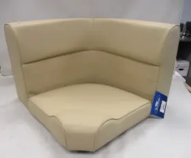 747112 TOONMATE Deluxe Radiused Corner Seat Pontoon Top Sand