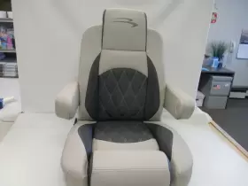 7213 VEADA Bennington Pontoon Reclining Helm Seat Taupe Boat