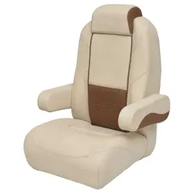 8801112 VEADA INDUSTRIES Boat Reclining Helm Seat Cream Up