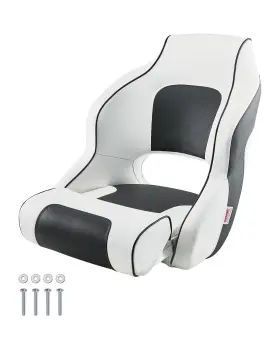 AD75575 VEVOR Boat Seat High Backrest Up Captain