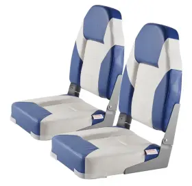 YL86523 VEVOR Boat Seats Pack High Fold Down Chairs Marine