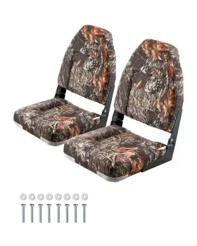 AD75187C VEVOR Boat Seat High Backrest Up Sponge Cushion