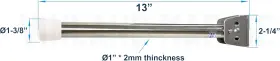 8424S VINLAND MARINE Seat Swing Leg Boat Bench Steel Jon #3