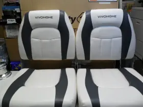 VH1343CA-GY VIVOHOME Folding Boat Seats