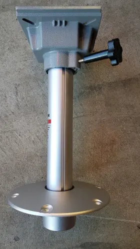 9812-93113 WAKULLA MARINE Fishing Boat Swivel Seat Post Base #2