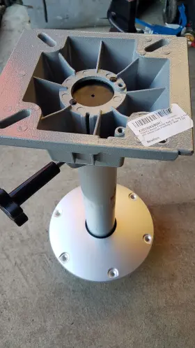 9812-93113 WAKULLA MARINE Fishing Boat Swivel Seat Post Base #3