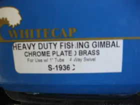 S-1936C WHITECAP Fishing Gimbal Chair Mount Tubular Rod #3
