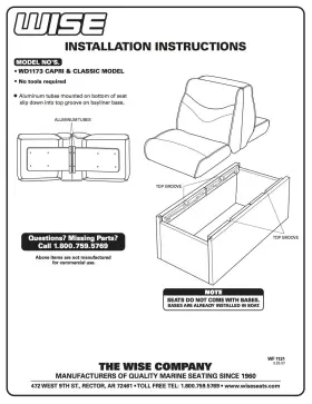 8WD1173-0034 WISE Bayliner Lounge Seat Cushion #2