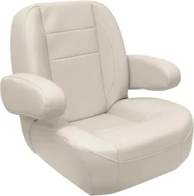 3127-990 WISE Premier Pontoon Boat Helm Up Arm Rests Platinum