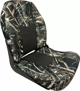 3340-1785 WISE Quantum Fold Down Fishing Boat Seat Camo Jazz