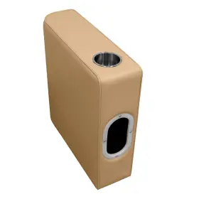 8WD112-207 WISE Pontoon Arm Rest Cup Holder Right Sand