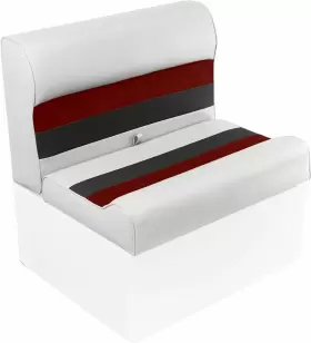 8WD95-1009 WISE Deluxe Pontoon Bench Seat Cushion Set Base