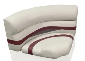 BM11002-989 WISE Premier Pontoon Bow Radius Corner Seat Set