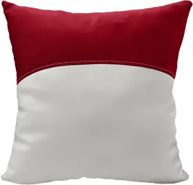 DLX1616-1906 WISE Pontoon Square Pillow Crimson
