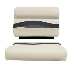 W7Z-BM1143986 WISE SEATING Bench Platinum Fabric Boat Seat