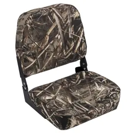 W7Z-D618PLS733 WISE SEATING Camo Fabric Frame Boat Seat