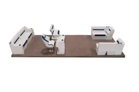 WIS-DLXSBFP-1904K WISE Swingback Pontoon Furniture Set