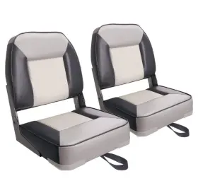 204482 XGEAR Deluxe High Fold Down Fishing Boat Seat Set