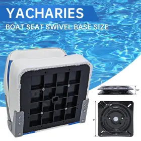 Xuanzhuanzhijia YACHARIES Boat Seat Swivel Mount Plate Bar #2