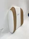 RANGER 729772H.87 BAY SERIES 18 X 21 BACKREST CUSHION WHITE/ BROWN MARINE BOAT