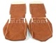 Fiat 500 N/D/F/R Beige Seat Covers White Trim New