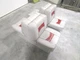 Marine Boat Folding Back to Back Seat Set Red/Gray 36 1/4" x 13 1/2" Base